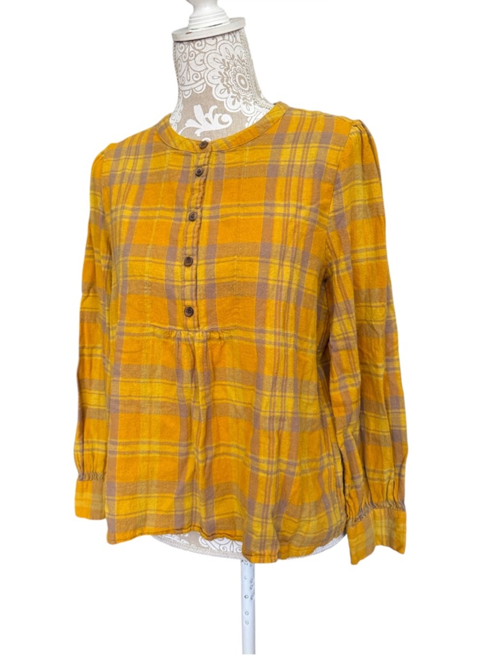 💥3/$12 SALE💥 Madewell flannel tunic blouse